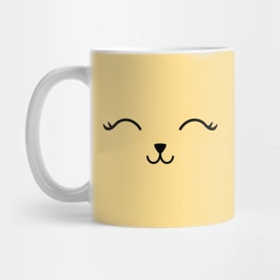 Cute Cat Smiling Face Mug